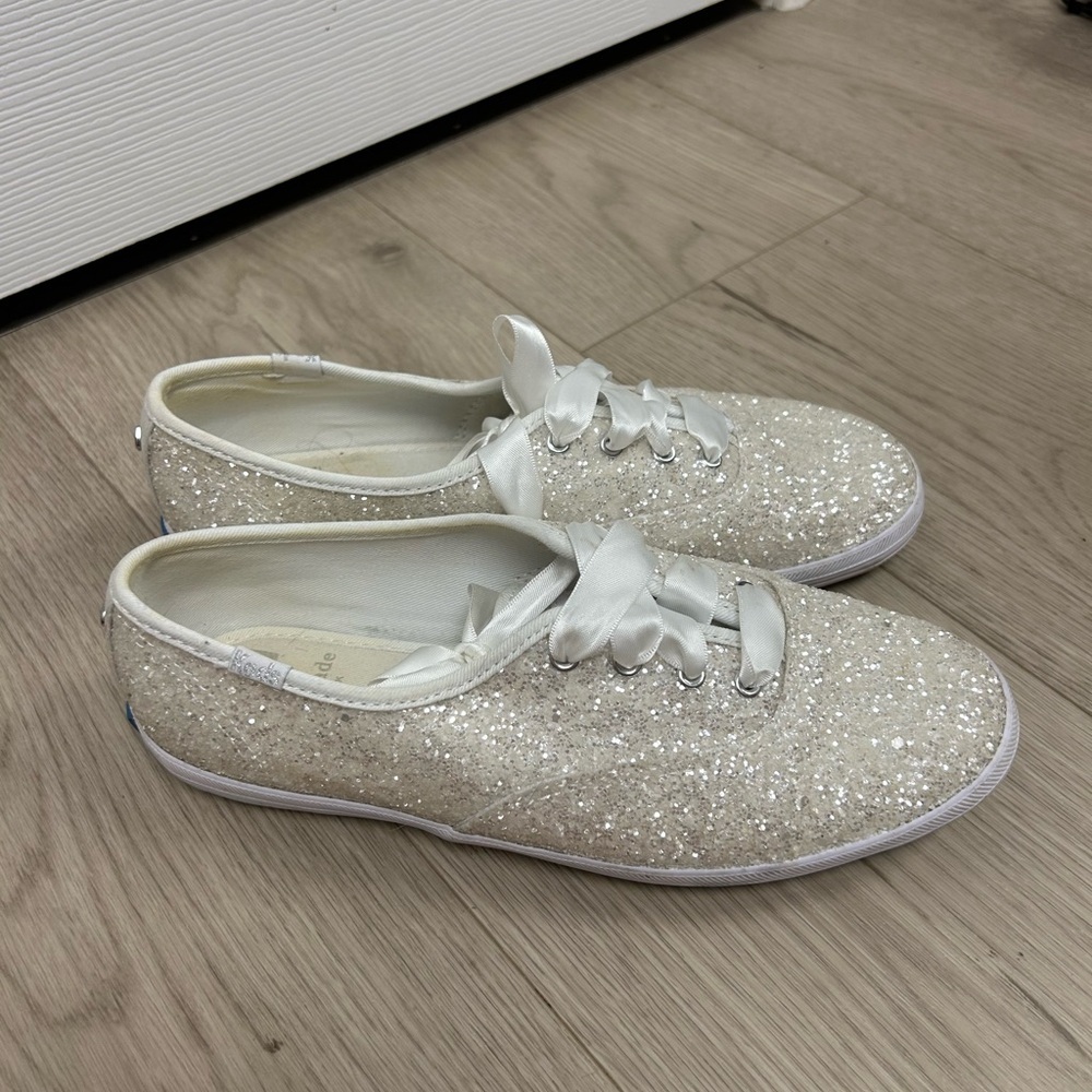 Keds x Kate Spade New York Women’s‎ Champion Glitter Sneakers with Satin Laces